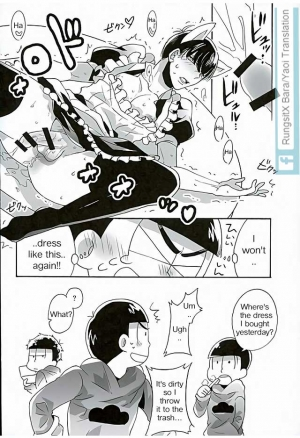 (6tsugo no Tamashii Forever) [Mata Kara Stream (Mohorovicic Matako)] Ero Doujin Mitai ni Jinan ni Ranbou Suru Hon (Osomatsu-san) [English] - Page 11