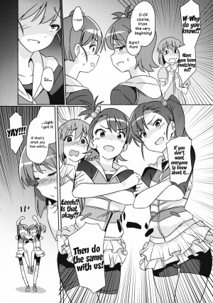 (C95) [Suimitsutou Koubou (Momo no Suidousui)] Yuki Chinpo - Futanari Yukiho to Ami Mami ga Himitsu no Tokkun Suru Hon (THE ) [English] [TreePerception] - Page 6