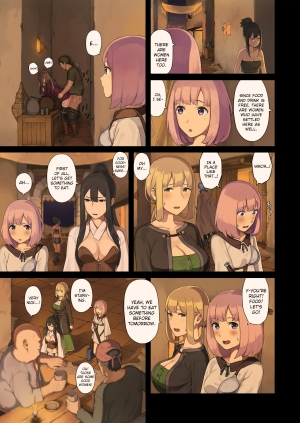 [Irotenya] Onna Boukensha-tachi ga Sabaku no Oasis ni Tachiyoru to... [English] [biribiri] - Page 9