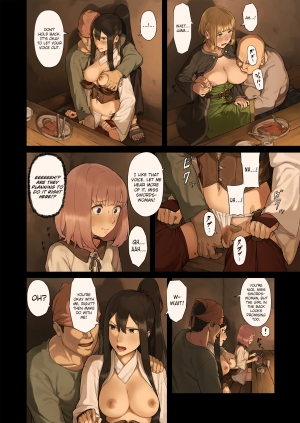 [Irotenya] Onna Boukensha-tachi ga Sabaku no Oasis ni Tachiyoru to... [English] [biribiri] - Page 12