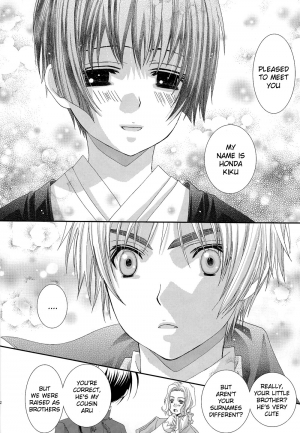 [Juuokubunritsu (Miwa Azusa, Sakakibara Tomomi)] Hoshi no Furu Yoru no Motogatari (Hetalia: Axis Powers) [English] - Page 12