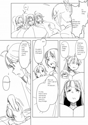 [モモの水道水] 【膨乳】千早「暴発？」【第9話】 [English] - Page 4