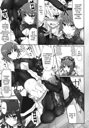 (Reitaisai 10) [Stapspats (Hisui)] Gensoukyou Futanari Cock Wrestling 2 - Reimu & Marisa VS Yuuka & Sanae (Touhou Project) [English] {doujin-moe.us} - Page 15
