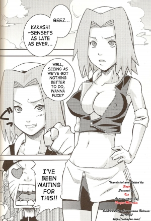 (SC35) [Karakishi Youhei-dan Shinga (Kanenomori Sentarou, Sahara Wataru)] Go Tesei Ikka | Handmade Family (Naruto) [English] [SaHa] [Decensored] - Page 3