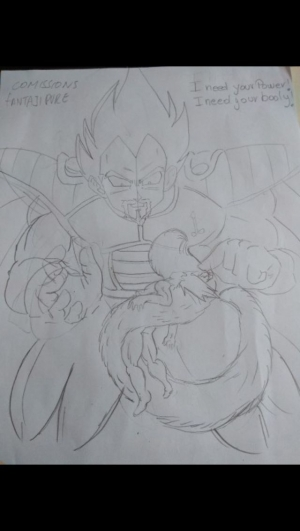  King Vegeta get power 