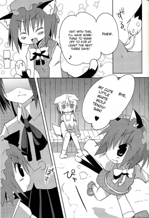 (Mimiket 20) [Nekokarashi (Sakurazari Hotori)] Inubashiri-san wo Motto Gyutto Suru Hon | The Let’s Hug Inubashiri Tighter Book (Touhou Project) [English] {desudesu} - Page 19