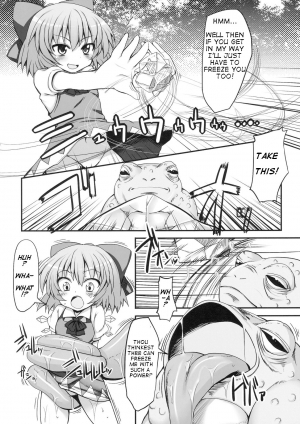  (Reitaisai 7) [Marked-two (Maa-kun)] Cirno Dai Pinch! ~Kaeru no Fukushuu Hen~ | Cirno in Big Trouble! ~ Revenge of the Frogs ~ (Touhou Project) [English]  - Page 7
