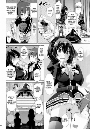 [Matsuge Antenna (Maihara Matsuge)] Kono Iyarashii Ekitai wa Nan desu ka? | What is this Nasty Liquid? (Kono Subarashii Sekai ni Syukufuku o!) [English] [Raknnkarscans] [Digital] - Page 8