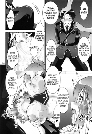 (C86) [Tsurikichi Doumei (Umedama Nabu)] Rape Want's (Rail Wars!) [English] {doujin-moe.us} - Page 34