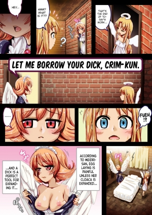  [An-chan Kaichou Potsuri Club] Crim-kun Chotto Ochinchin Kashite yo | Crim-kun, let me borrow your dick for a little (Ishuzoku Reviewers) [English]  - Page 3