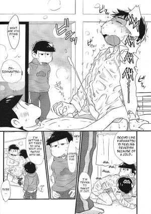 (6tsugo no Tamashii Forever 4) [MatsuCha. (Maccha)] Sono chiryou-hou wa machigatte imasu | This Treatment is Wrong (Osomatsu-san) [English] [Rotti Totti] - Page 4