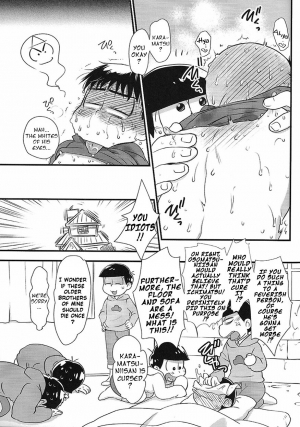 (6tsugo no Tamashii Forever 4) [MatsuCha. (Maccha)] Sono chiryou-hou wa machigatte imasu | This Treatment is Wrong (Osomatsu-san) [English] [Rotti Totti] - Page 17