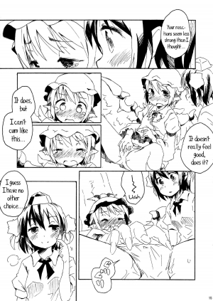(C80) [Animal Passion (Yude Pea)] Tsumekiri Suzume | Nail Clipping Sparrow (Touhou Project) [English] {pesu} - Page 15