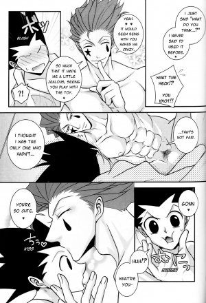 (HaruCC20) [H+ (Hiroko)] Dokusenyoku to Vibration | Greed and Vibration (Hunter x Hunter) [English] - Page 23