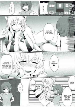  (C92) [Saketanuki no Kakushigura (Saketanuki)] Shouta-kun-chi no Sukebe Dragon (Kobayashi-san-chi no Maid Dragon) [English] [Laruffii]  - Page 3