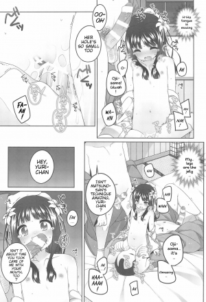  (COMITIA124) [kuma-puro (Shouji Ayumu)] Shokaya no Doujotachi ~Yuri Hen~ | The Girls of the Blooming Flowers ~Yuri's Tale~ [English] [WitzMacher]  - Page 14
